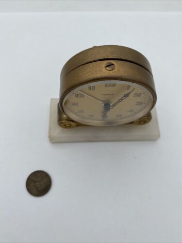 Kienzle Desk Alarm Clock Mid Century 1950s - Marble base - Image 10