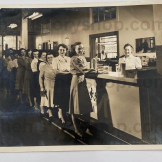 William M. Rittase Photo - Malt Soda Shop 1940s