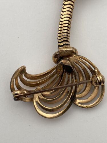 Vintage Silvana Ladies Lapel Watch/ Brooch / Nurses Watch 17 Jewels Gold Plated - Image 5