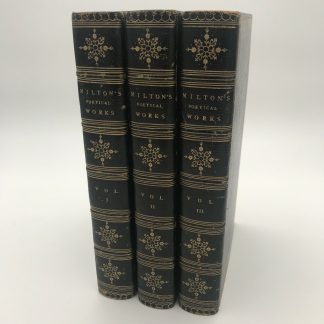 The Poetical Works of John Milton in Three Volumes, Early 1800s