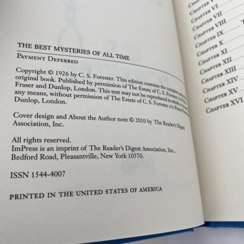 Mystery - Payment Deferred By C.S. Forester The Best Mysteries Of All Time - Image 4