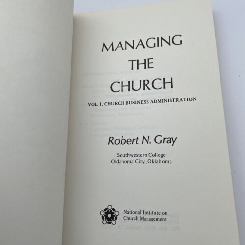 Managing The Church Vol 1-3 . Biz Admin Biz Methods Critical Inc Robert N Gary - Image 4