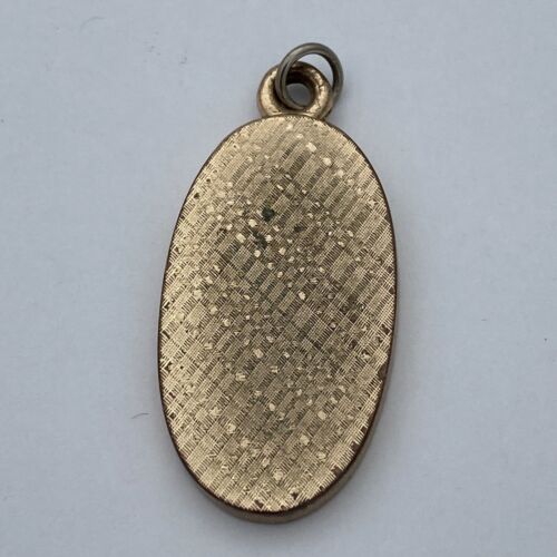 Guardian Angel Pendant Medallion Cherub Putti Vintage Catholic Gift - Image 2