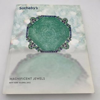 Sothebys Auction Catalog Magnificent Jewels New York Jewelry April 18, 2012