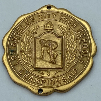 Los Angeles City High School Championship 1958 Running Medal 1st 220 Yd Class A