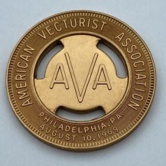 American Vecturist Association Token Delaware Valley Red Arrow Tour Aug 10, 1969