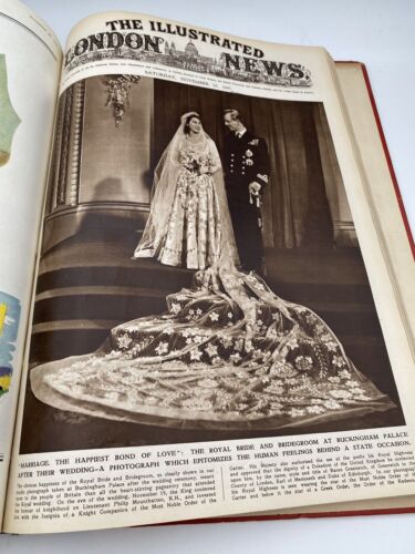 Illustrated London News - Oct-Dec 1947 - Includes Queen Elizabeth Wedding