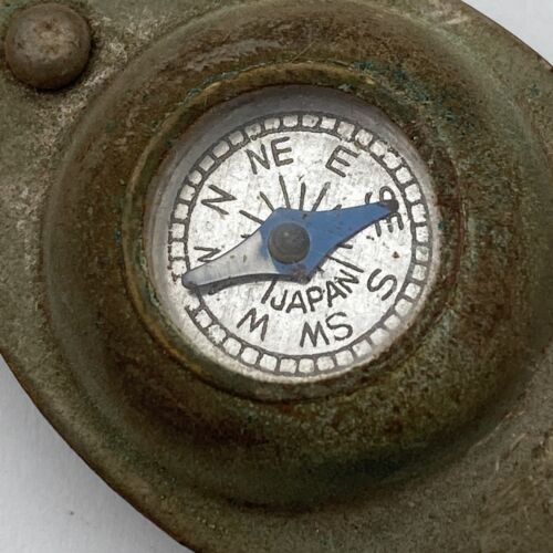 Vintage Japan Testrite Compass With Loupe Magnifying Glass Summit Lake Camp Bag - Image 7