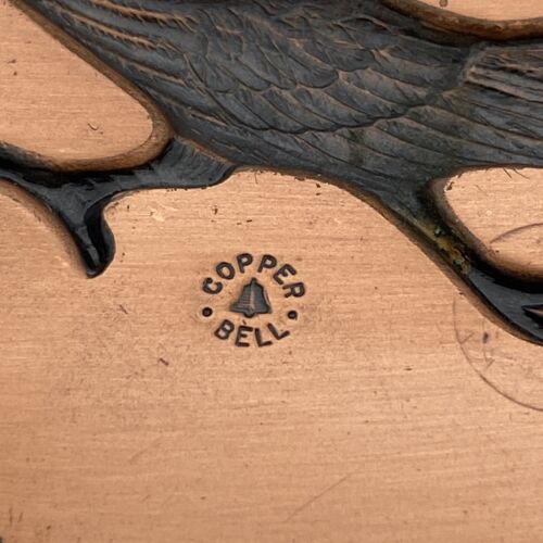 Vintage Bell’s Trading Post ROADRUNNER Medallion Necklace, Solid Copper - Image 3