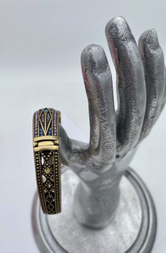 Heidi Daus® "Tapered X" Crystal Stackable Bangle Bracelet Large : 7 - 7 1/2" in - Image 8