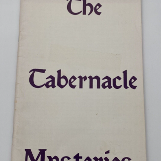The Tabernacle Mysteries
