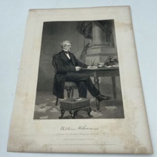 William H Seward, Us Secretary Of State - Lincoln Civil War - Alaska, Engraving