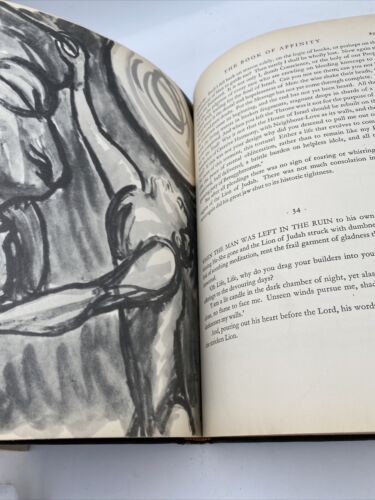 1935 THE BOOK OF AFFINITY. By Moysheh Oyved COLORED DRAWINGS JEWISH ART Epstein - Image 10