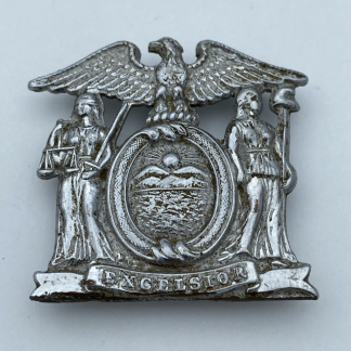 Vintage Obsolete New York City Excelsior Police Uniform Badge Shield