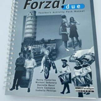 Forza! Due Teacher’s Activity Pack Manual By Nancy Posterino, 2001 Edition VG