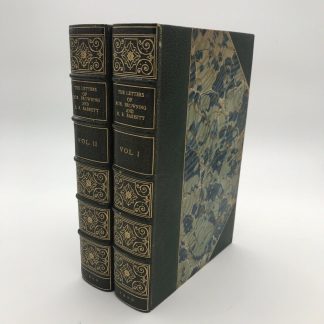 The Letters of Robert Browning and Elizabeth Barrett 1899 2 Vol Set Fine Binding