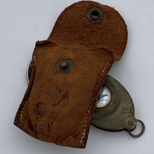 Vintage Japan Testrite Compass With Loupe Magnifying Glass Summit Lake Camp Bag - Image 9