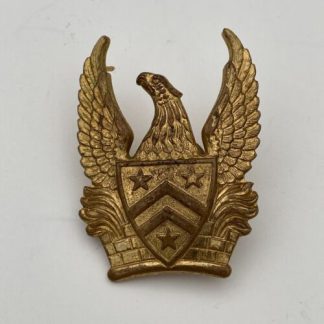 1900s Manilus School Hat Badge Manilus NY Historical By Balfour