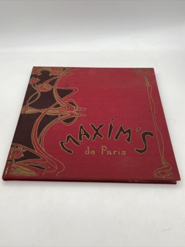 Maxim's de Paris RUFENACHT, Mariamme 1982
