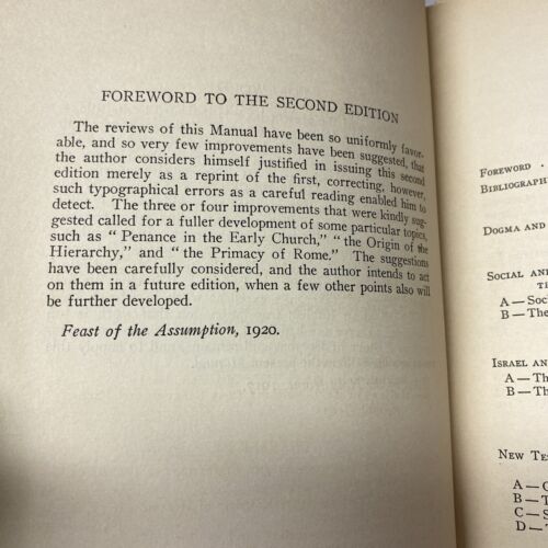 Manual Of The History Of Dogmas By Otten, Third Edition 1922 - Image 7