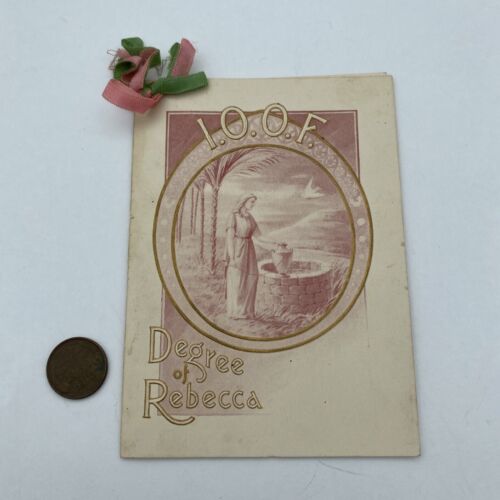 1901 IOOF Golden Anniversary Degree of Rebecca Celebration Itinerary - Image 2