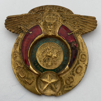 Antique 1908 Masonic St. Tripoli Temple Imperial Imperial Thirty Fourth Session