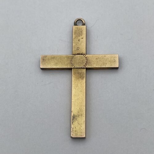 Vintage 12K Gold Filled Over Silver Cross - Sturdy - Image 2