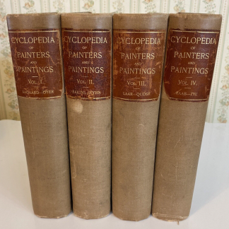 1887 4 Vols Cyclopedia of Painters and Paintings John Denison Champlin Art