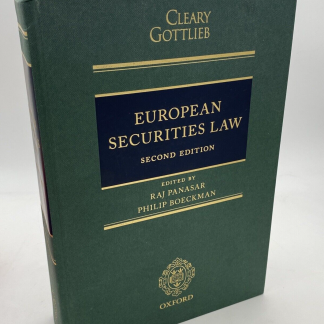 European Securities Law Raj Panasar, Philip Boeckman Second Edition 2014