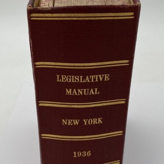 Manual for the use of the Legislature of the State of New York 1936
