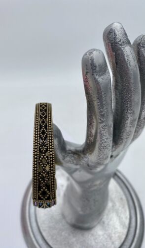 Heidi Daus® "Tapered X" Crystal Stackable Bangle Bracelet Large : 7 - 7 1/2" in - Image 7