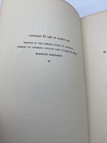 To Kill a Mockingbird by Harper Lee, First Edition (1960), Eleventh Impression - Image 8