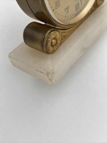 Kienzle Desk Alarm Clock Mid Century 1950s - Marble base - Image 8