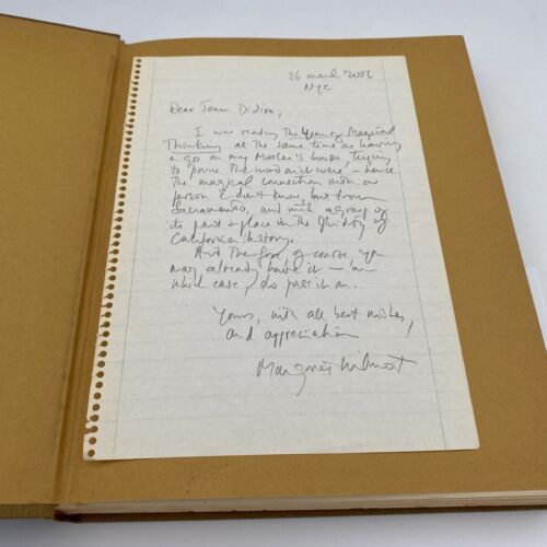 The City of the Plain Sacramento in the Nineteenth Century Joan Didion w/ Letter - Image 2