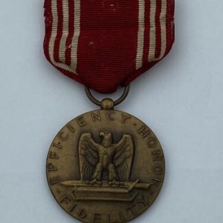 Original Awarded WWII US Army Wrap Brooch Good Conduct Medal