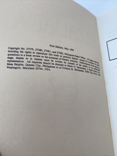 "Rizaliana - Mga dula at tula - Plays and poems" by Sedfrey A. Ordoñez Inscribed - Image 2