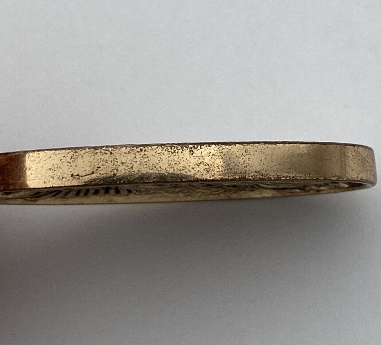 Guardian Angel Pendant Medallion Cherub Putti Vintage Catholic Gift - Image 4