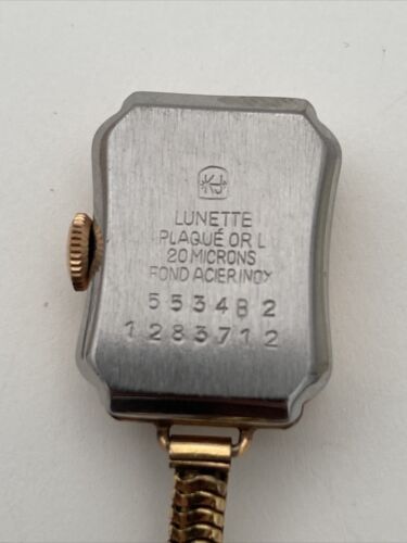 Vintage Silvana Ladies Lapel Watch/ Brooch / Nurses Watch 17 Jewels Gold Plated - Image 6