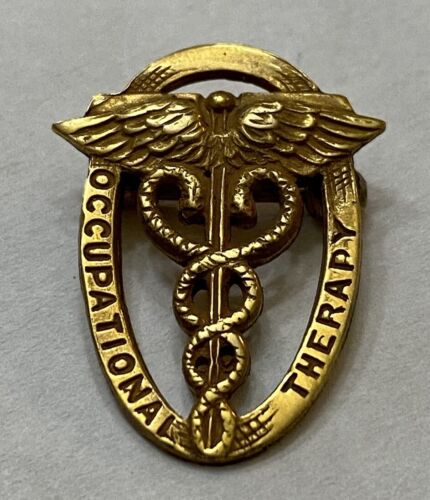 Vintage Gold Filled OT (Occupational Therapy) Medical Pin