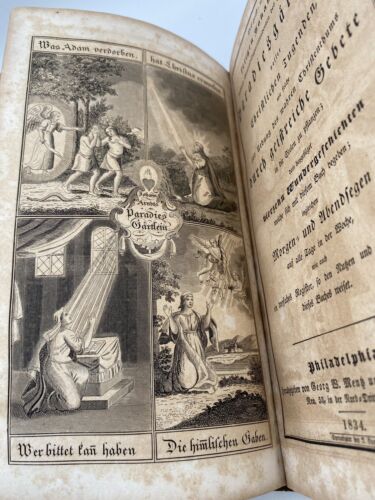 Johann Arndts Wahres Christenthum Paradis Gartlein Book 1834 Philadelphia - Image 9