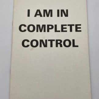 I Am In Complete Control By David Savant 1986