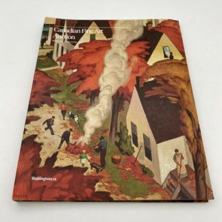 Canadian fine art auction catalog Waddingtons November 27, 2013