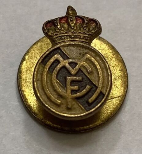 Rare Spain Real Madrid CF Insignia Football Soccer Enamel Lapel Badge