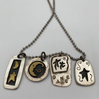 Four designer pendants by Far Fetched