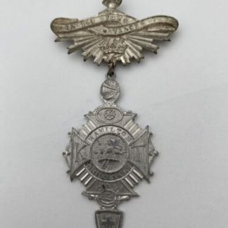 Antique Masonic Knight Templar Medal In Hoc Signo Vinces Hamilton Bridgeport CT