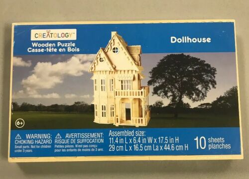 Creatology Wooden 3D Puzzle Dollhouse New Sealed The History Shop