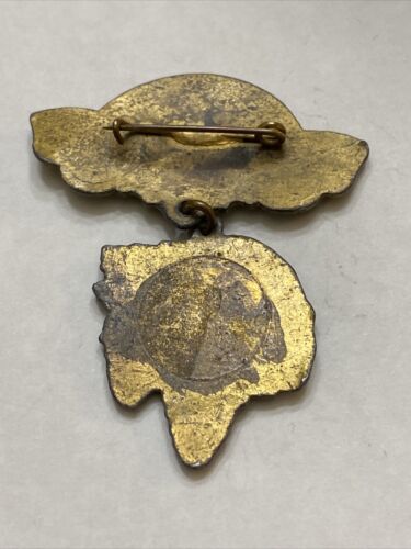 1920 California State Federation Labor Medal & Delegate Badge Fresno CA - Image 4