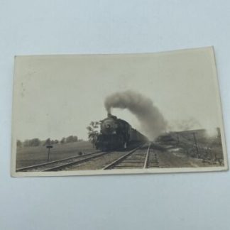 Erie Steam Locomotive - Fast Freight - Vintage Train Railroad Photo
