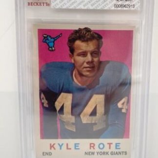 1959 Topps KYLE ROTE #7 - BVG 7
