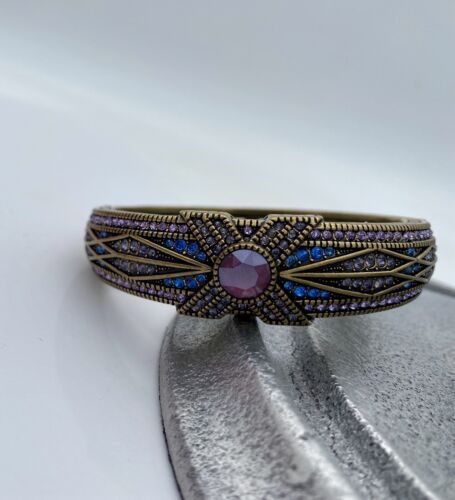 Heidi Daus® "Tapered X" Crystal Stackable Bangle Bracelet Large : 7 - 7 1/2" in - Image 12